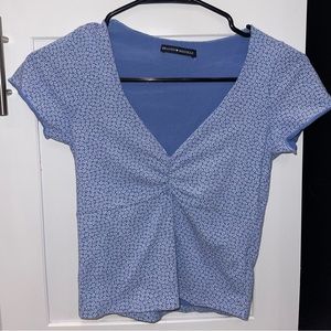 one size blue Brandy Melville crop top